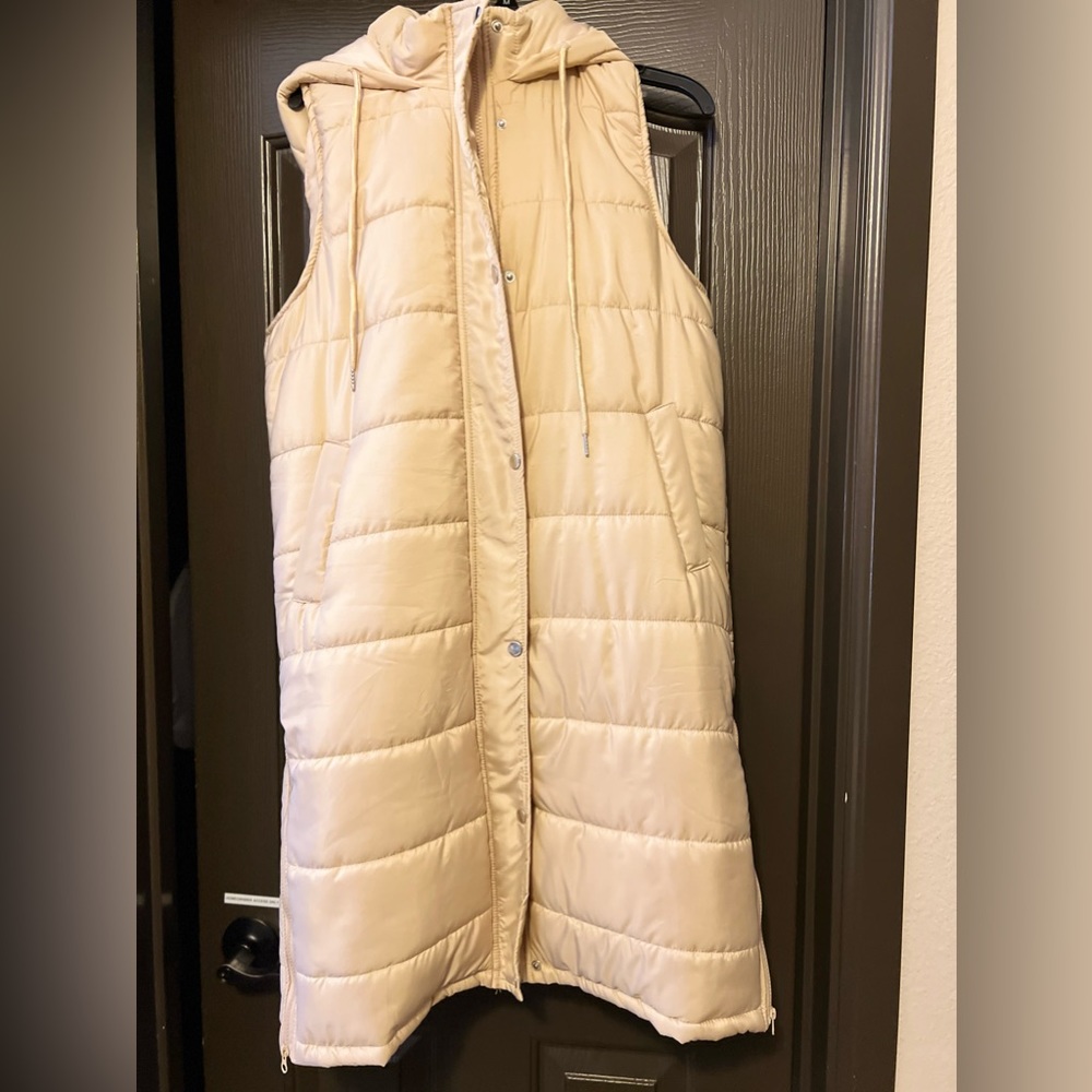 Knee length vest
